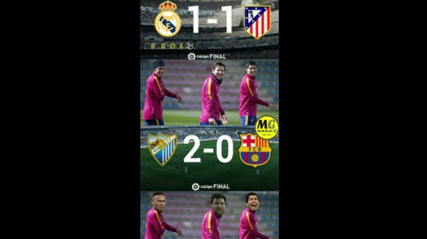 Los divertidos memes de la derrora 0-2 del Barcelona ante el Málaga