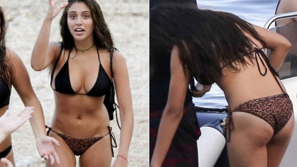 Captan a hija de Madonna drogándose en sexy bikini