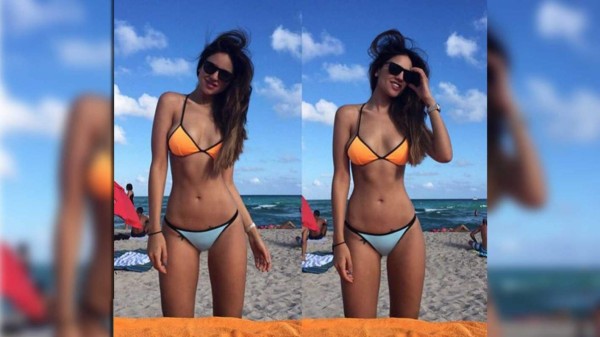La actriz mexicana Eiza Gonzáles presume su cuerpazo