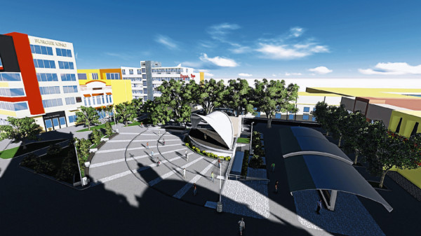 A licitación cubierta del escenario de Plaza Central