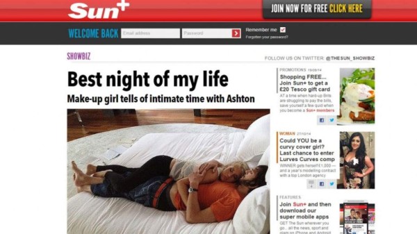 El romance oculto de Ashton Kutcher