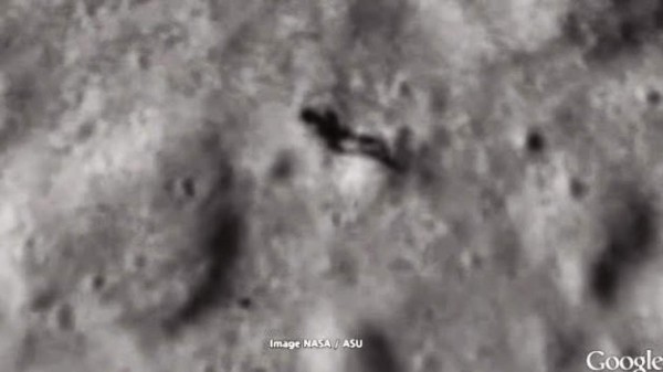 Resuelven misterio de silueta alienígena en la luna