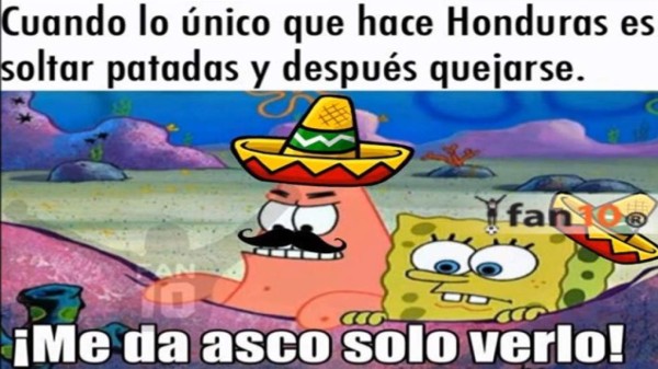Los ocurrentes memes del partido Honduras contra México