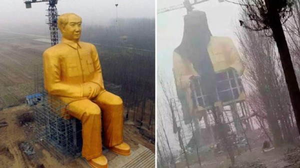 Destruída una estatua de Mao en China por motivos desconocidos&nbsp;