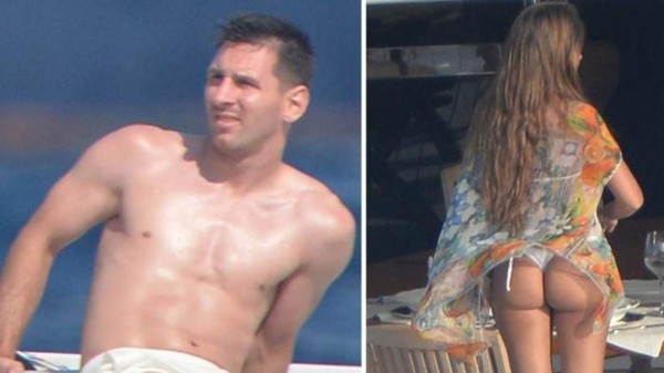 La mujer de Messi acapara las miradas al mostrar su trasero
