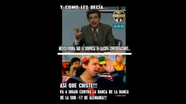 Divertidos memes tras la eliminación de México de la Confederaciones ante Alemania