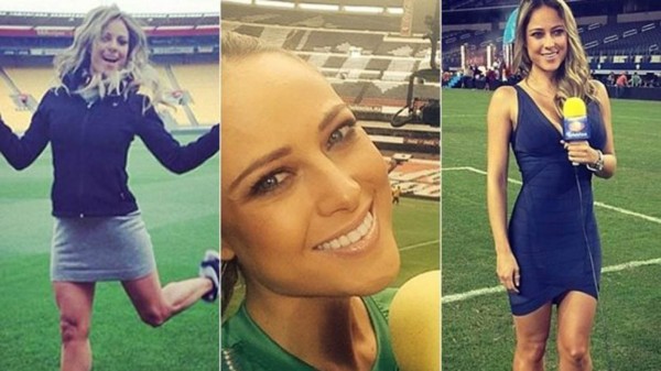 Una periodista mexicana, la más linda de la Copa del Mundo Brasil 2014