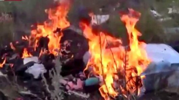 Imágenes estremecedoras del avión derribado en Ucrania&nbsp;&nbsp;