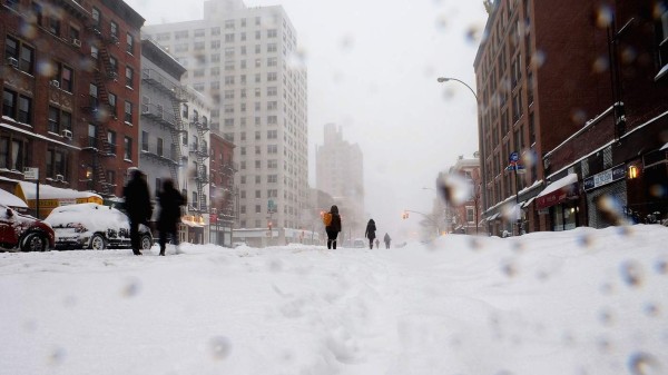 Las imágenes más impactantes de la potente nevada en Estados Unidos