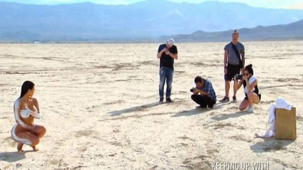 Kim Kardashian y sus sensuales fotos en el desierto