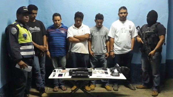 Honduras: Cae presunta banda de asaltantes en Comayagua