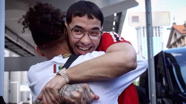 El emotivo reencuentro de Anuel AA y sus colegas de trap tras salir de prisión