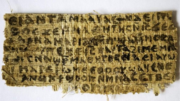 El papiro que revela el matrimonio de Jesús tiene más de mil años