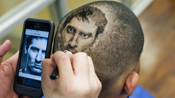 Increíble: fanático se cortó el pelo con la imagen de Lio Messi