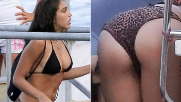 Captan a hija de Madonna drogándose en sexy bikini