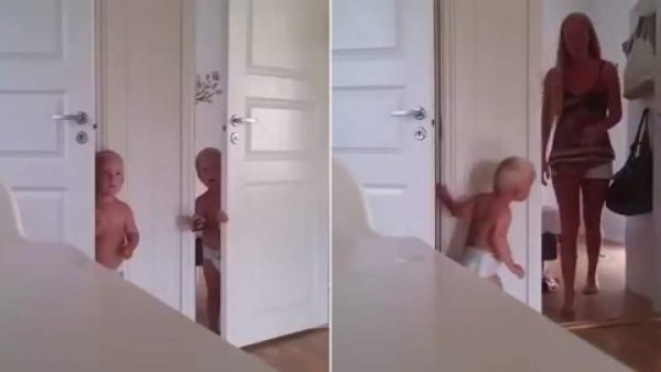 La divertida lucha de una madre para dormir mellizos