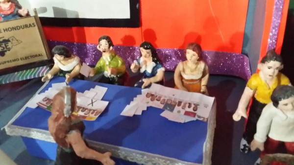 Las elecciones generales de Honduras 2017 retratadas en un nacimiento