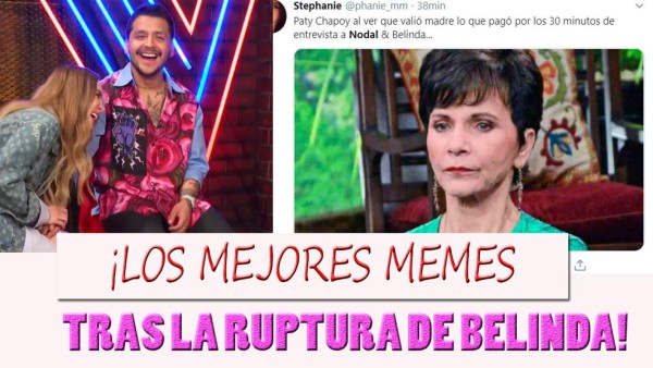 Se desata ola de memes tras supuesta ruptura entre Belinda y Christian Nodal