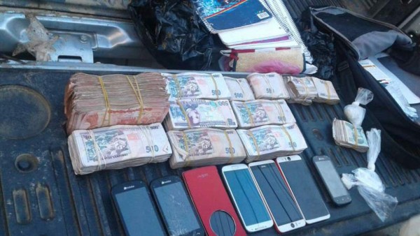 Capturan a pandilleros con más de medio millón de lempiras en San Pedro Sula