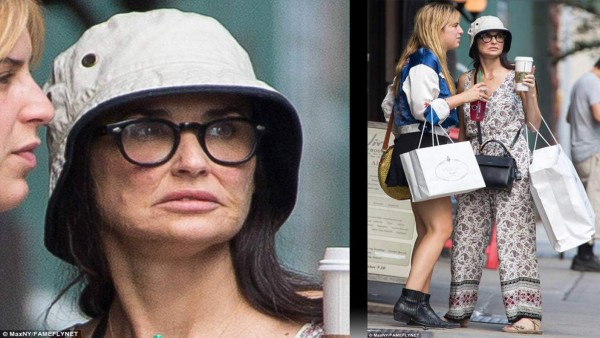 Demi Moore asombra con drástico cambio en su rostro