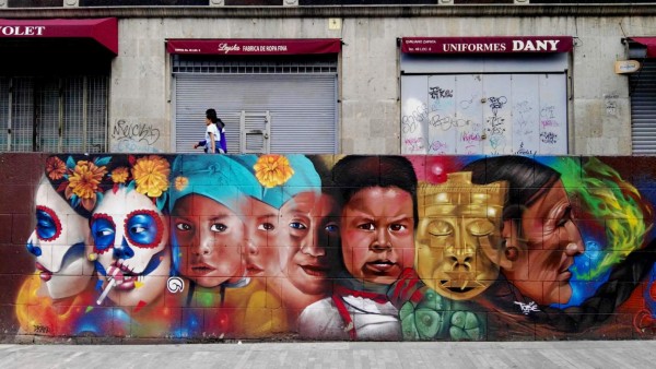 Invasión de grafiti en la ciudad de México