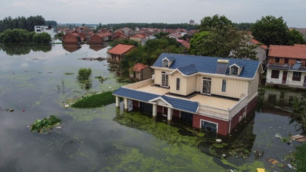 Impactantes fotos de las inundaciones en China tras descargar presas