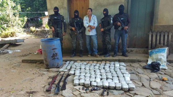 Choluteca: Decomisan más de 204 libras de marihuana enterradas en una caleta