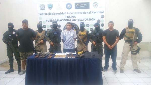 Capturan a tres supuestos pandilleros de la 18 en colonia La Laguna de Comayagüela