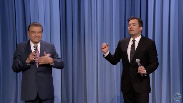 Don Francisco y Jimmy Fallon comparten set