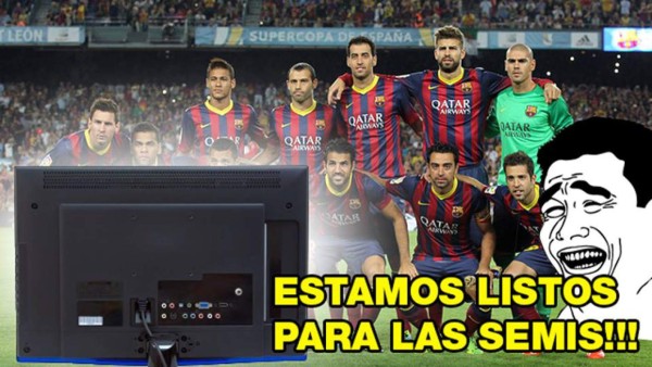 Con memes se burlan de la eliminación del Barça