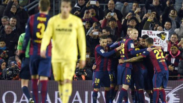 Barcelona vence al Villarreal en las semifinales de Copa del Rey