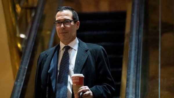 Senado de EEUU confirma a Steven Mnuchin como secretario del Tesoro