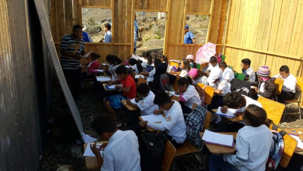 Colocarán un techo temporal a los niños de Generación 2000