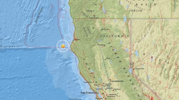 Un sismo de magnitud 5.8 sacudió la costa norte de California