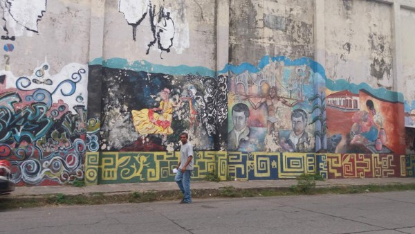 Edificios de Choluteca son un lienzo para artistas&nbsp;