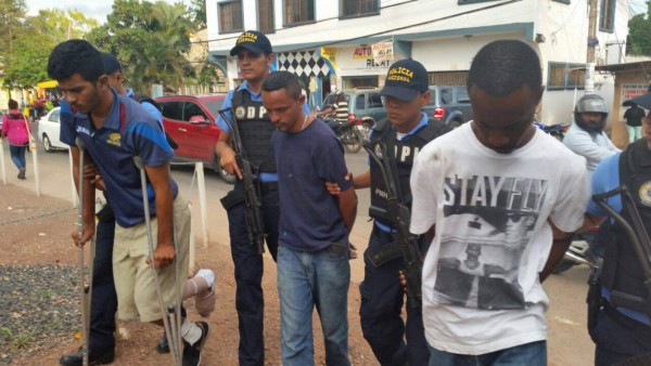 DPI captura a tres presuntos integrantes de la mara 18