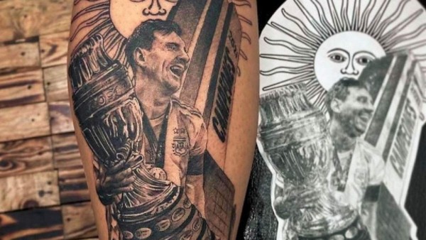 Increíble: Jugadores de Argentina y aficionados se tatúan la Copa América al ganarla