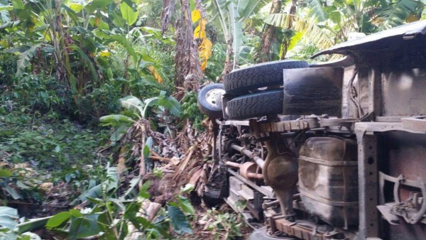 Un muerto y varios heridos deja accidente en carretera a occidente de Honduras