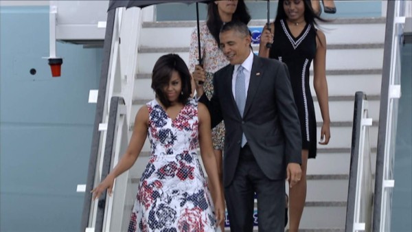 La histórica llegada de Barack Obama a Cuba