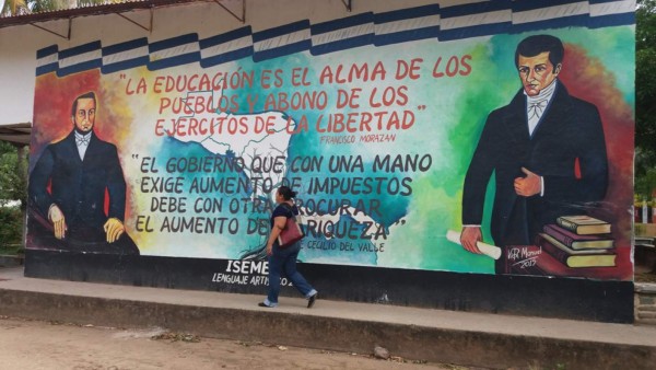 Edificios de Choluteca son un lienzo para artistas&nbsp;