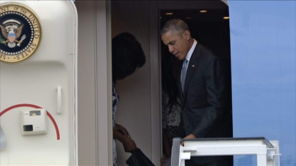 La histórica llegada de Barack Obama a Cuba