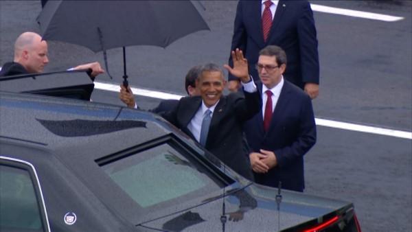 La histórica llegada de Barack Obama a Cuba