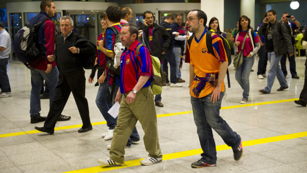 En Manchester ya se respira el duelo entre City y Barcelona