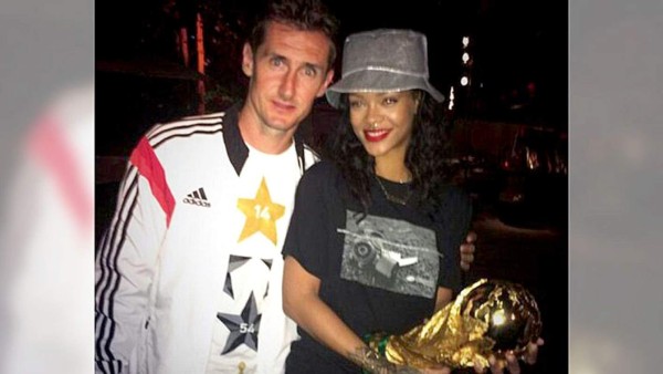 El alocado festejo de Rihanna en la final del Mundial