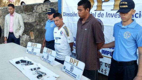 Capturan dos pandilleros en posesión de armas&nbsp;&nbsp;&nbsp;