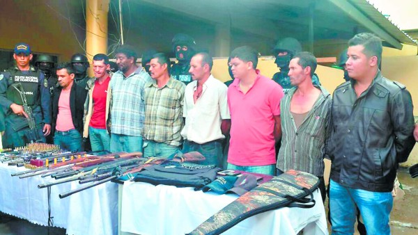 Decomisan armamento al este de Honduras