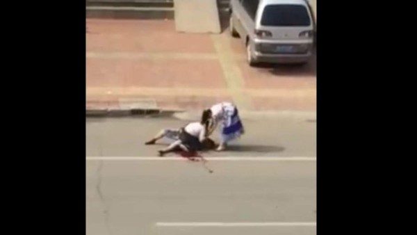 China: Mató al amante de su esposa en plena calle