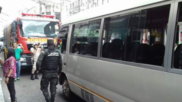 Atentan contra bus de El Carrizal en Comayagüela