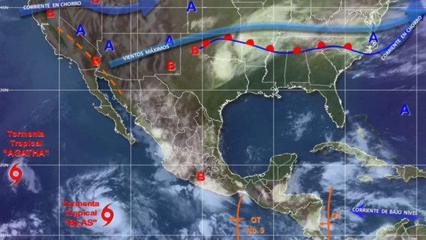 Huracán Blas se forma en el Pacífico alejado de la costa mexicana&nbsp; &nbsp;&nbsp;