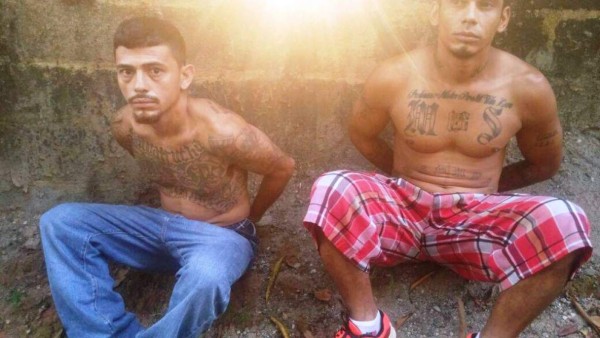 Capturan a cinco supuestos miembros activos de la MS-13 en el norte de Honduras